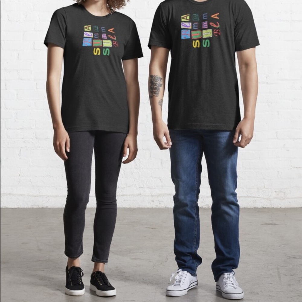 Black Summer Olympic essential t - shirt